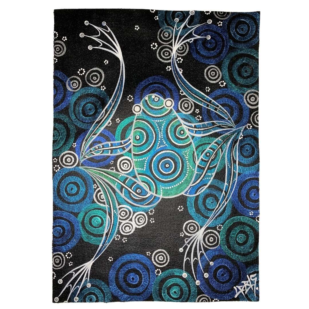 Sunset Teach Tee Educator Tee's aboriginal art