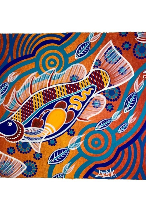 Sweetwater Barra Painting Art aboriginal art