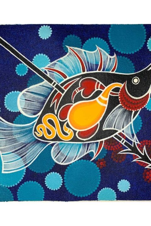 Barra Be Speared Painting Art aboriginal art