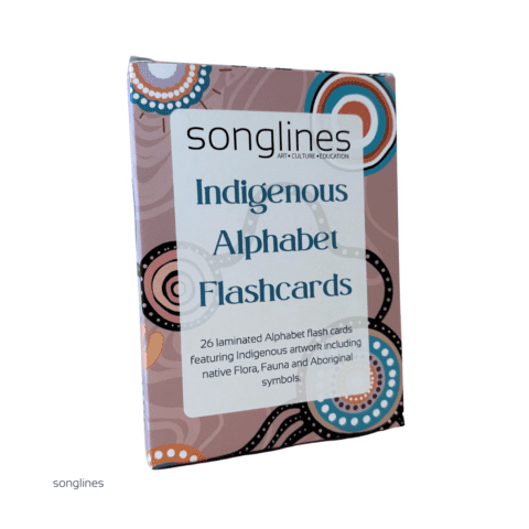 songlines-art-culture-education-resources-Aboriginal-art-Indigneous-Alphabet-Flashcards
